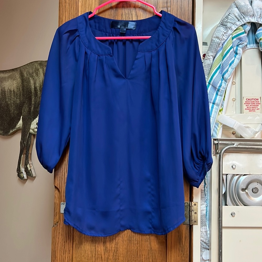 Blue rain blouse
